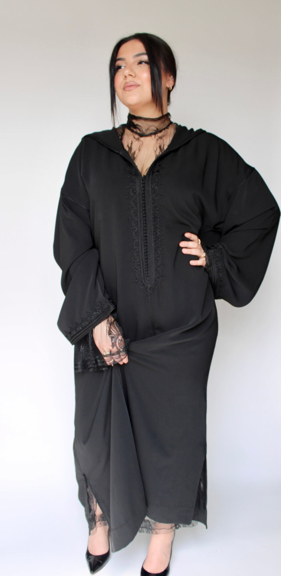 Jellaba Zahra Noir