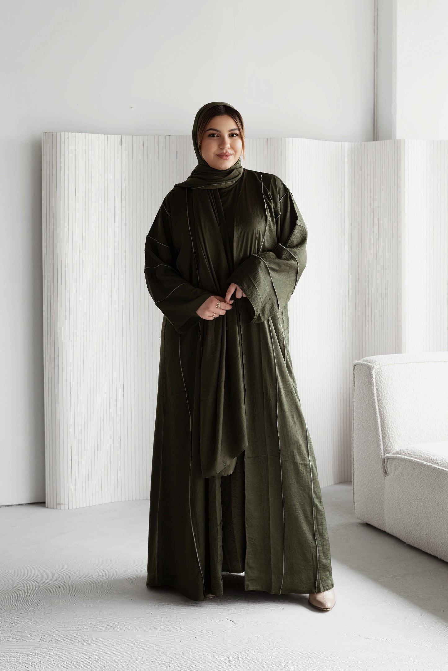 Abaya Amira Moss Green