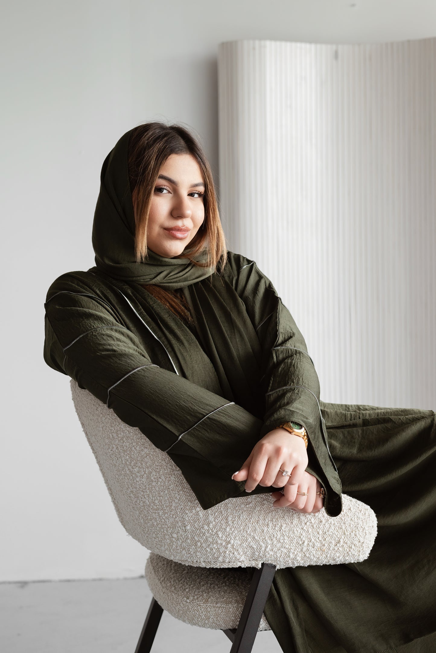 Abaya Amira Moss Green