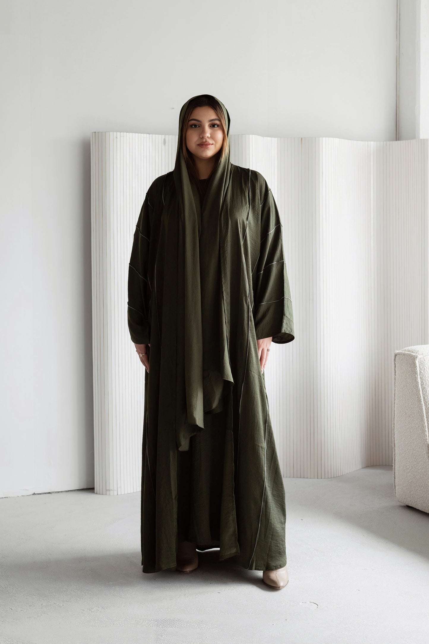 Abaya Amira Moss Green