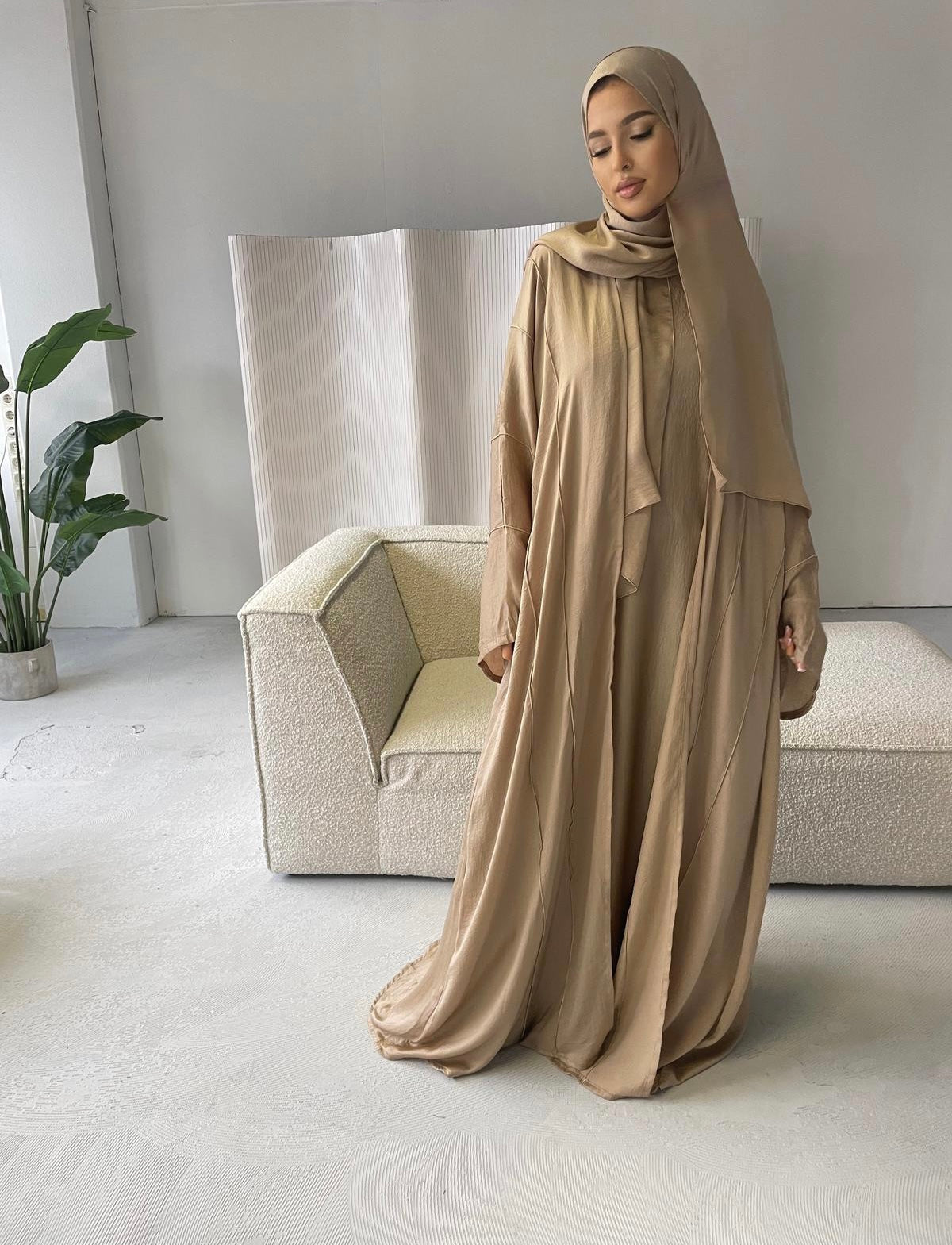 Abaya Amira Beige