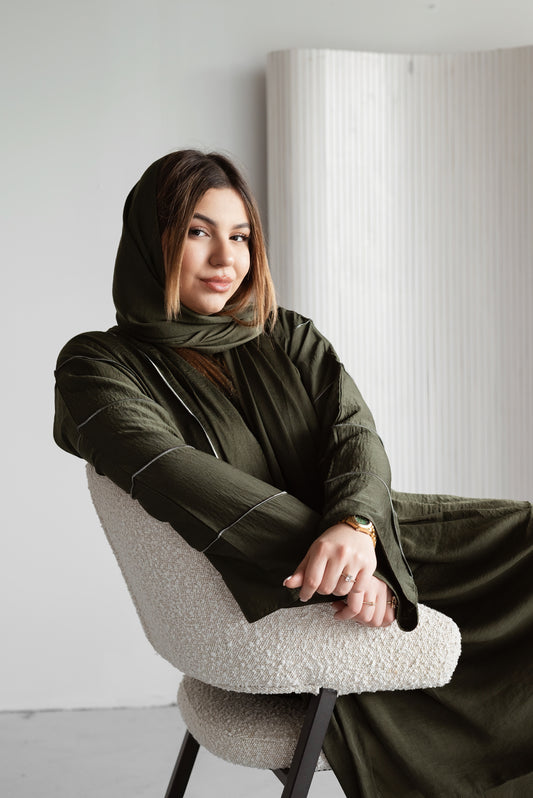 Abaya Amira Moss Green