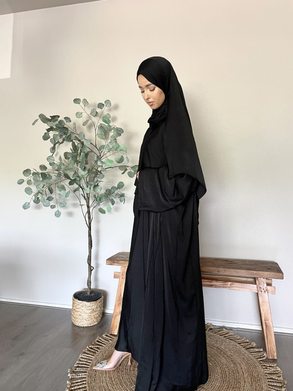 Abaya Amira Carbon Black